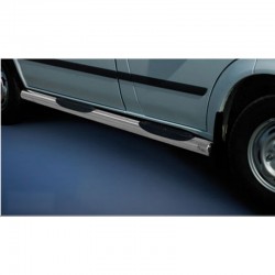 Marche pieds FORD TRANSIT COURT 2006-2014 INOX tubulaire Antiderapant plastique 70mm