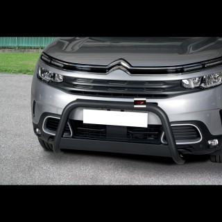 PARE BUFFLE-CITROEN C5 AIRCROSS 2018-AUJOURD'HUI HOMOLOGUE Barre Renfort NOIR 63mm