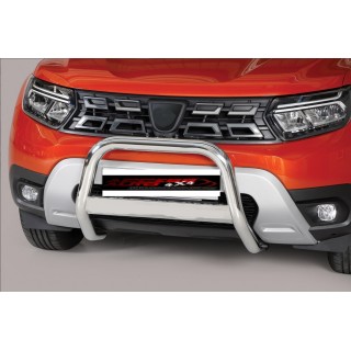 PARE BUFFLE DACIA DUSTER 2021-2023 HOMOLOGUE INOX BARRE DE RENFORT