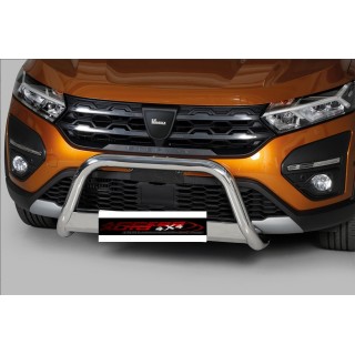 Pare Buffle DACIA SANDERO STEPWAY 2021-AUJOURD'HUI HOMOLOGUE INOX - BARRE DE RENFORT