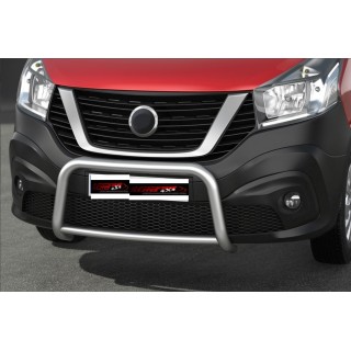 PARE BUFFLE NISSAN NV300 2016-AUJOURD'HUI HOMOLOGUE INOX BARRE DE RENFORT 60mm