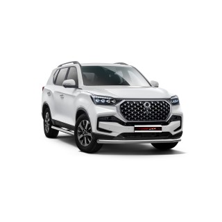 PARE BUFFLE-SSANGYONG REXTON 2021-AUJOURD'HUI INOX Protection Basse