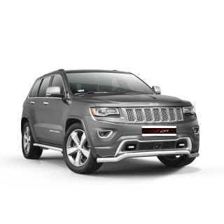 PARE BUFFLE JEEP GRAND CHEROKEE 2015-2021 HOMOLOGUE INOX protection basse 70mm