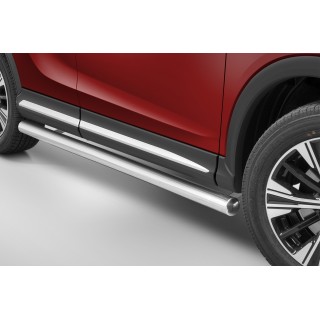 marche pieds-MITSUBISHI L200 2009-2015 INOX tubulaire R  70mm