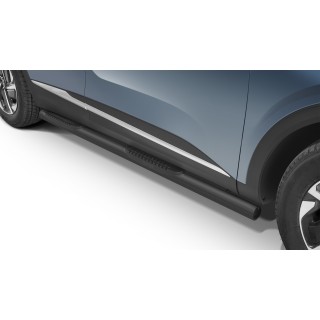 Marche pieds NISSAN QASHQAI 2021-AUJOURD'HUI INOX NOIR tubulaire PR02