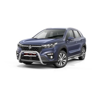 PARE BUFFLE SUZUKI SX 4 S CROSS 2021 AUJOURD'HUI HOMOLOGUE INOX 60mm - Access Auto 4x4