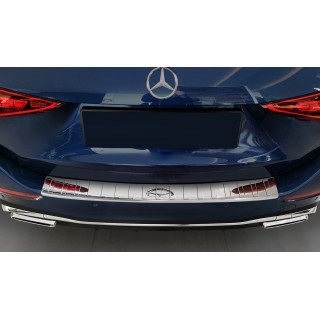 SEUIL DE COFFRE MERCEDES CLASSE C BREAK AMG 2021-AUJOURD'HUI INOX CHROME MIRROIR