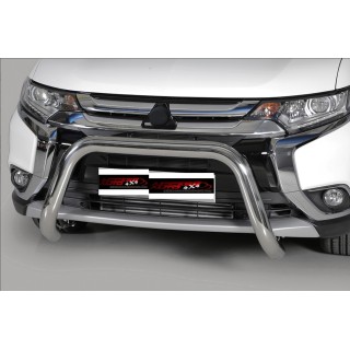 PARE BUFFLE MITSUBISHI OUTLANDER 2016-AUJOURD'HUI HOMOLOGUE INOX 76mm