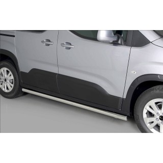 marche pieds-CITROEN BERLINGO 2018-AUJOURD'HUI TAILLE XL INOX tubulaire LNE CHROME 60mm