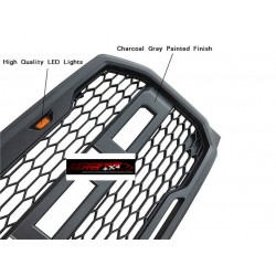 Calandre FORD F150 2015 2017 LED RAPTOR STYLE NOIR MAT - Access Utilitaire - Vente en ligne d'accessoires auto et Véhicules Utilitaires