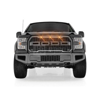 Calandre FORD F150 2015-2017 LED RAPTOR STYLE NOIR MAT