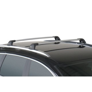 Barres de Toit AUDI Q7 2006-2015 DESIGN1 TRANSVERSALES ALUMINIUM avec barres integrés