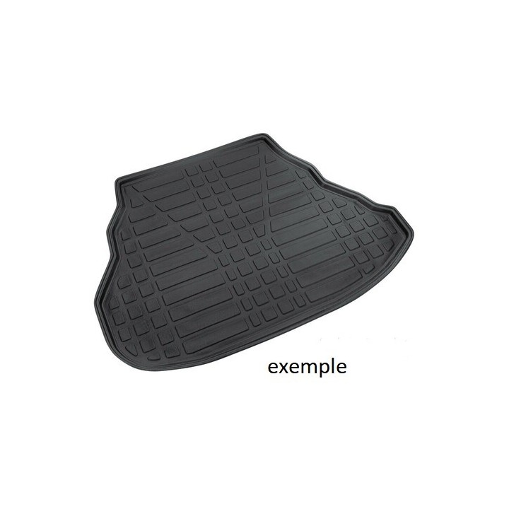 Tapis De Coffre Element Sur Mesure Pour Mercedes-Benz EQB (2021-) | TPE Étanche, Antidérapant, Facile à Nettoyer, Noir