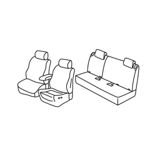 Housses siege auto OPEL CROSSLAND X 2017-AUJOURD'HUI