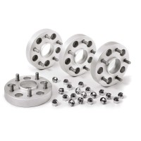 Entretoise Hubcentric 20mm Élargisseur Voie PCD 5x108 - Pour Range Rover Evoque, Volvo S60, Jaguar E-Pace (Noir)
