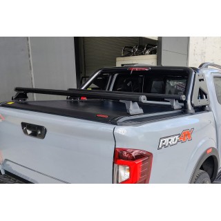 BARRES TRANSVERSALES FORD RANGER 2012-2022 COUVRE BENNE COULISSANT avec rails (rainture en T)