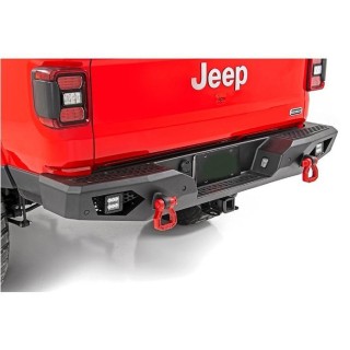 PARE CHOC ARRIERE JEEP GLADIATOR 2020-AUJOURD'HUI ACIER NOIR LED