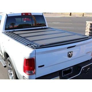 COUVRE BENNE DODGE RAM 1500 2002 2018 REPLIABLE SEMI RIGIDE Benne 6.4' avec RAMBOX