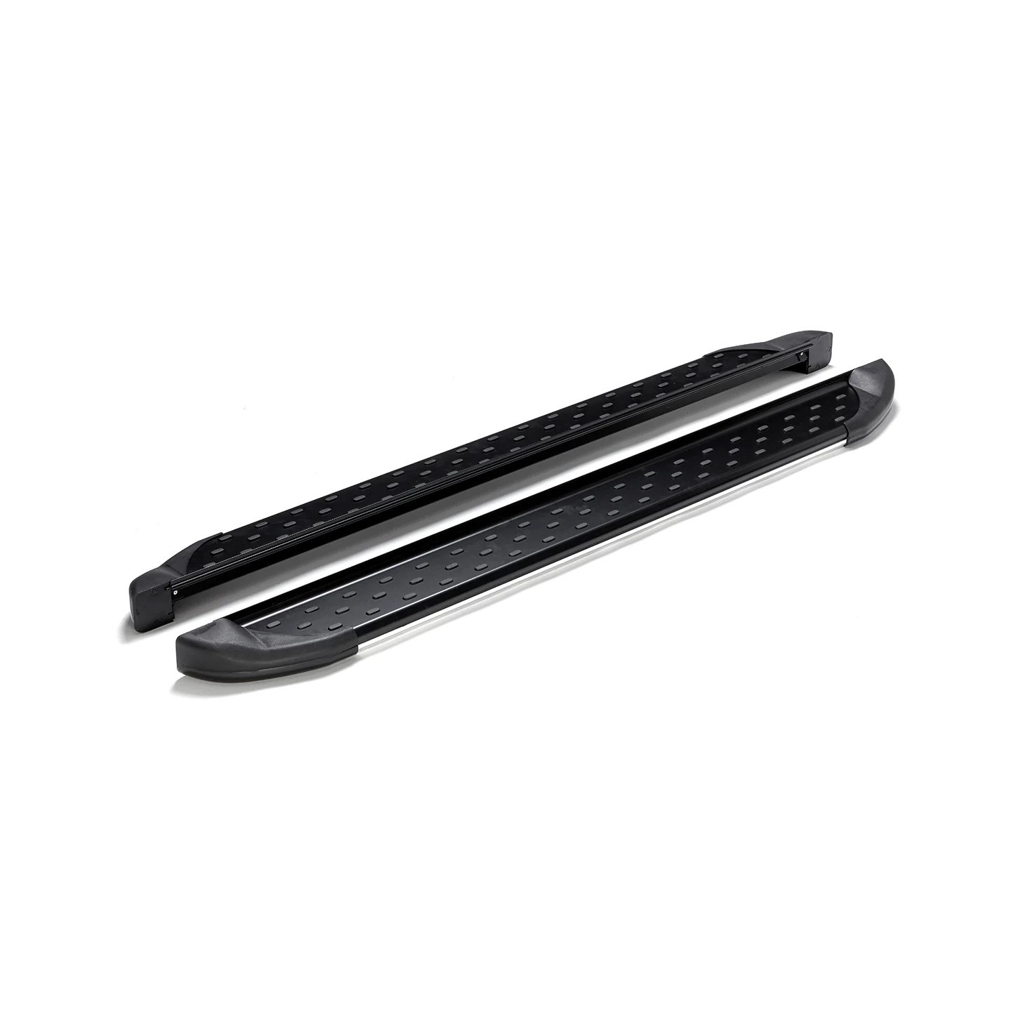 Marchepieds Noirs GEARHERO Pour Mercedes GLC X253 & Coupé C253 2015-2022 - Aluminium Antidérapant - Support 360kg