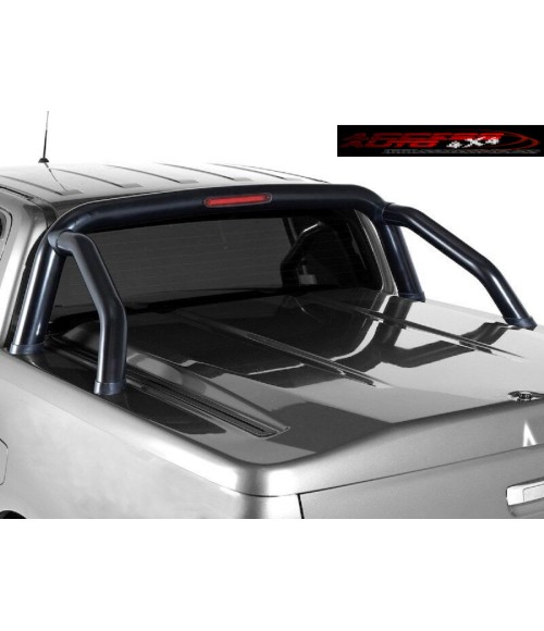 ROLL BAR FORD RANGER 2012-2022 DOUBLE BARRES INOX NOIR pour Couvre Benne SPORTLID