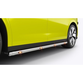 Marche pieds VOLKSWAGEN ID BUZZ 2022-AUJOURD'HUI INOX Tubulaire LED 60mm