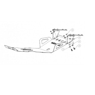 PROTEGE CARTER MERCEDES SPRINTER 2006 2018 4x4 RADIATEUR MOTEUR ACIER 4mm - Access Auto 4x4