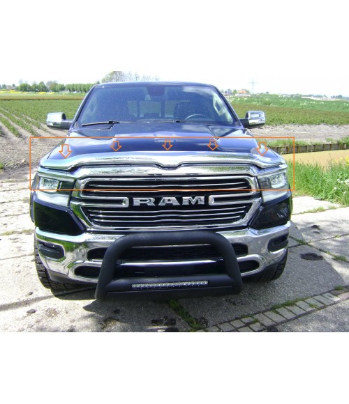 Protection Capot Moteur DODGE RAM 1500 2019-AUJOURD'HUI Chrome