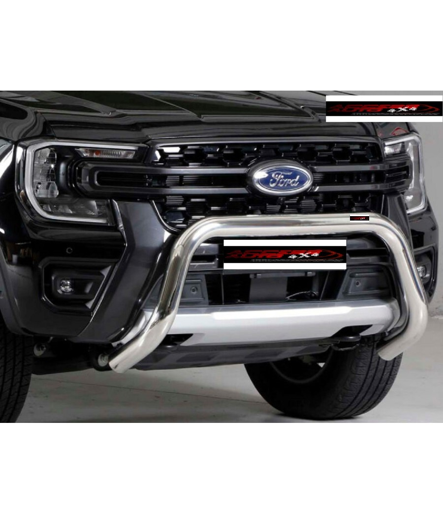 Ford Ranger Protection Avant Tubulaire Barre de Protection Pare Choc Avant  Bull Bar Noir pour T9 2023