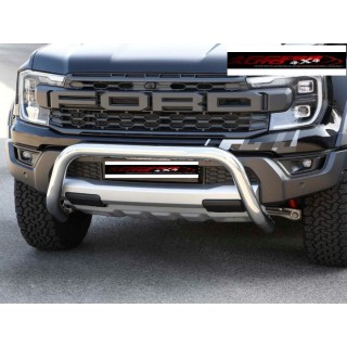 PARE BUFFLE FORD RANGER RAPTOR 2023-AUJOURD'HUI INOX HOMOLOGUE 76mm