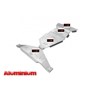 PROTEGE CARTER VOLKSWAGEN AMAROK 2023-AUJOURD'HUI SET 4 pieces ALUMINIUM 6mm