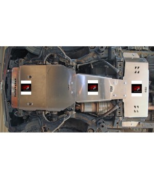 PROTEGE CARTER TOYOTA LAND CRUISER 150 2014 2017 SET 3 pieces ALUMINIUM 6mm - Access Utilitaire - Vente en ligne d'accessoires auto et Véhicules Utilitaires