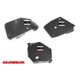 PROTEGE CARTER MITSUBISHI L200 2015-AUJOURD'HUI SET 3 pieces ALUMINIUM 6mm