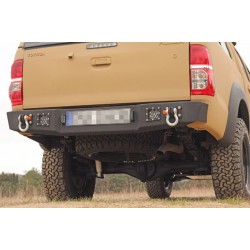 2 Revêtements Pare-chocs Arrière Pour Toyota Hilux Revo 2015-2019 - Remplacement Direct Noir