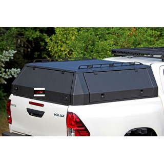 HARD TOP TOYOTA HILUX DOUBLE CABINE 2016-AUJOURD'HUI HARD TOP ALUMINIUM avec portes laterales