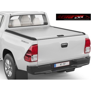 COUVRE BENNE FIAT FULLBACK EXTRA CABINE 2015 AUJOURD'HUI RIDEAU COULISSANT GRIS MOUNTAIN TOP