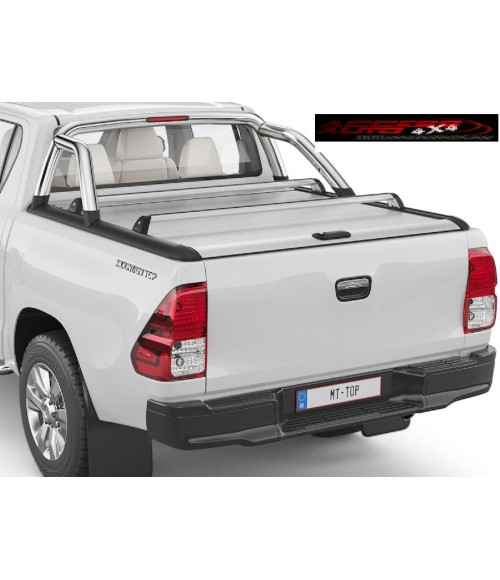 COUVRE BENNE MITSUBISHI L200 CLUB CABINE 2015 AUJOURD'HUI RIDEAU COULISSANT MOUNTAIN TOP GRIS