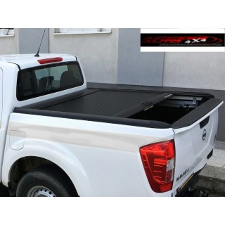 COUVRE BENNE NISSAN NAVARA NP300 DOUBLE CABINE 2015 2022 RIDEAU COULISSANT NOIR MOUNTAIN TOP