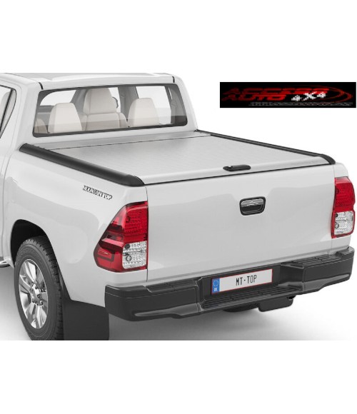 COUVRE BENNE NISSAN NAVARA NP300 KING CABINE 2015 2022 RIDEAU COULISSANT GRIS MOUNTAIN TOP
