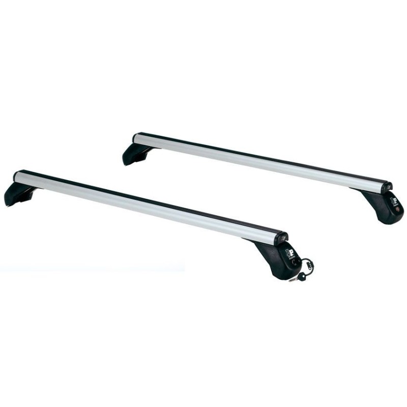 Barres De Toit Transversales Pour Mitsubishi Spacestar 2017-2020 - Acier Galvanisé Revêtu PVC Gris - Capacité 50 Kg