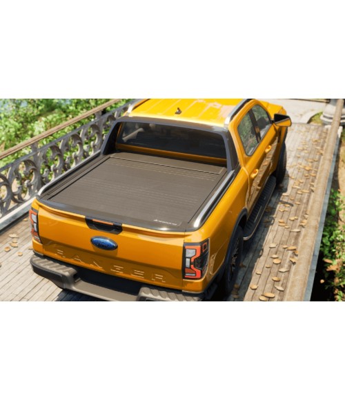 COUVRE BENNE FORD RANGER DOUBLE CABINE XLT 2023 AUJOURD'HUI RIDEAU COULISSANT Mountain Top