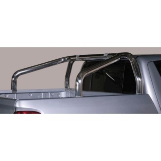 ROLL BAR MITSUBISHI L200 2009 2014 INOX SIMPLE BARRE CHROME 76mm