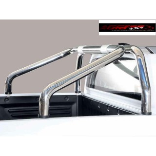 ROLL BAR SSANGYONG MUSSO 2018 AUJOURD'HUI INOX SIMPLE BARRE CHROME 76mm