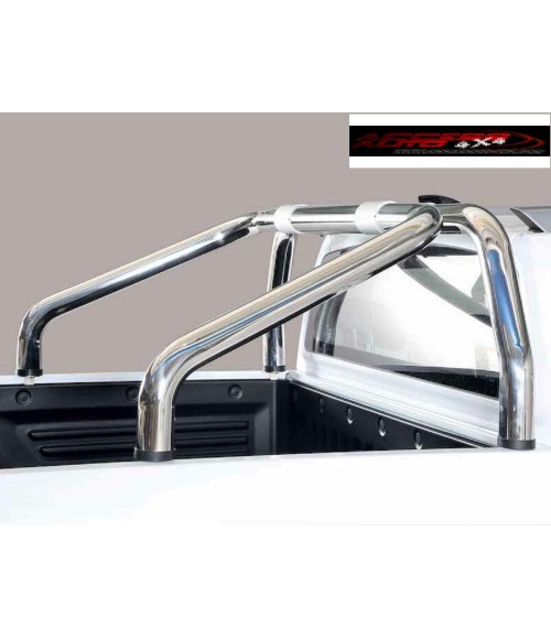 ROLL BAR SSANGYONG MUSSO 2018 AUJOURD'HUI INOX SIMPLE BARRE CHROME 76mm