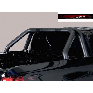 ROLL BAR MITSUBISHI L200 2015 AUJOURD'HUI INOX SIMPLE BARRE NOIR 76mm