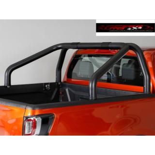 ROLL BAR ISUZU D-MAX 2020 AUJOURD'HUI INOX SIMPLE BARRE NOIR 76mm