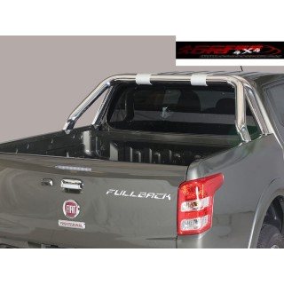 ROLL BAR FIAT FULLBACK 2015 AUJOURD'HUI INOX SIMPLE BARRE CHROME 76mm