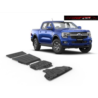 PROTEGE CARTER FORD RANGER 2023 AUJOURD'HUI SET 4 pieces ACIER 3mm