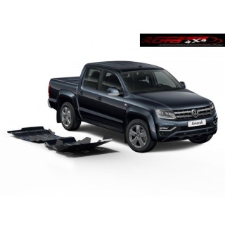 PROTEGE CARTER VOLKSWAGEN AMAROK 2010 2017 INTEGRAL 3 PIECES ACIER 3mm 2.0TDI