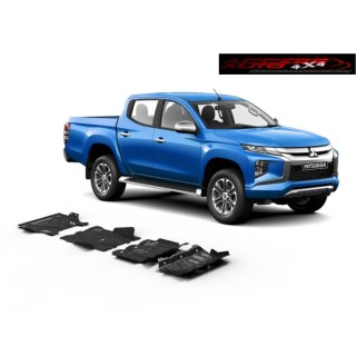 PROTEGE CARTER FIAT FULLBACK 2015 AUJOURD'HUI SET 4 pieces ACIER 3mm