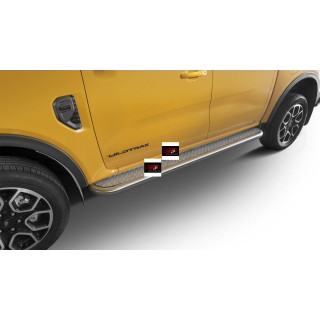 marche pieds FORD RANGER DOUBLE CABINE 2023 AUJOURD'HUI INOX Plat PR